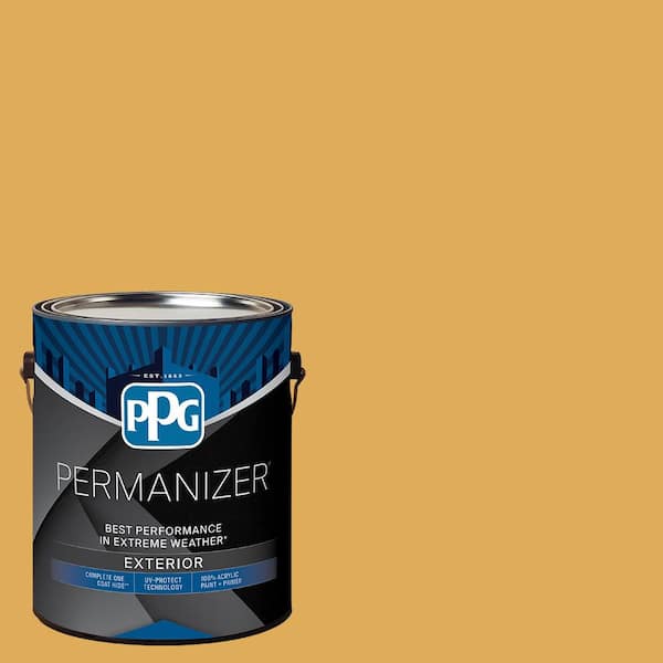 1 gal. PPG1208-5 Brown Mustard Semi-Gloss Exterior Paint