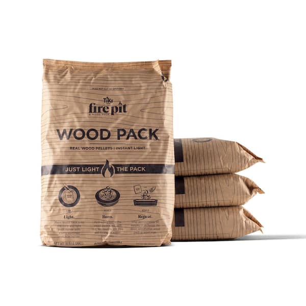 TIKI 4-Pack 30-Minute Fire Pit Wood Packs