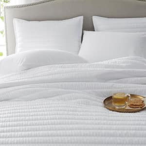 Legends Hotel Wrinkle-Free Quilted Cotton Sateen Coverlet