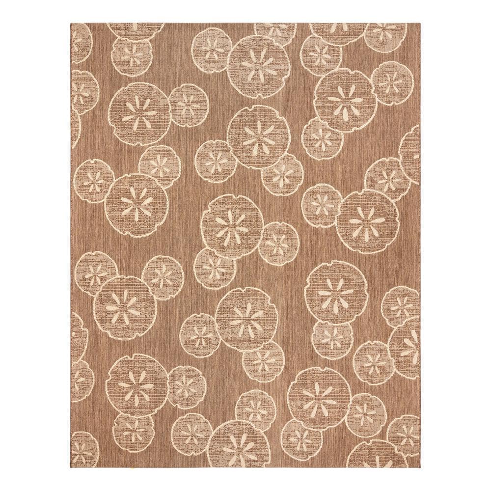 Morute Rug Disney Mickey Mouse Sand Dollar Havana/Sand 9 ft. x 13 ft. Abstract ...
