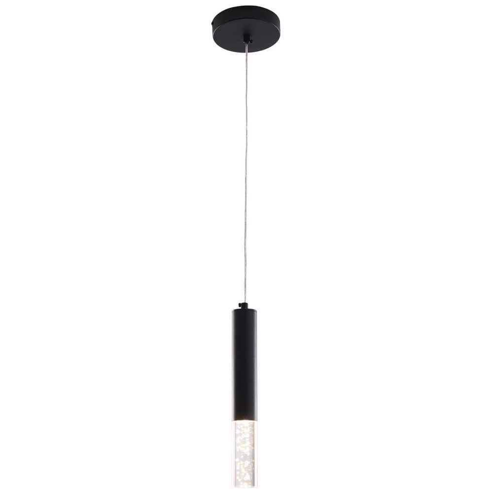 7-Watt 1-Light Black Modern Integrated LED Mini Pendant Light for Kitchen Island price history on PriceWatchPro