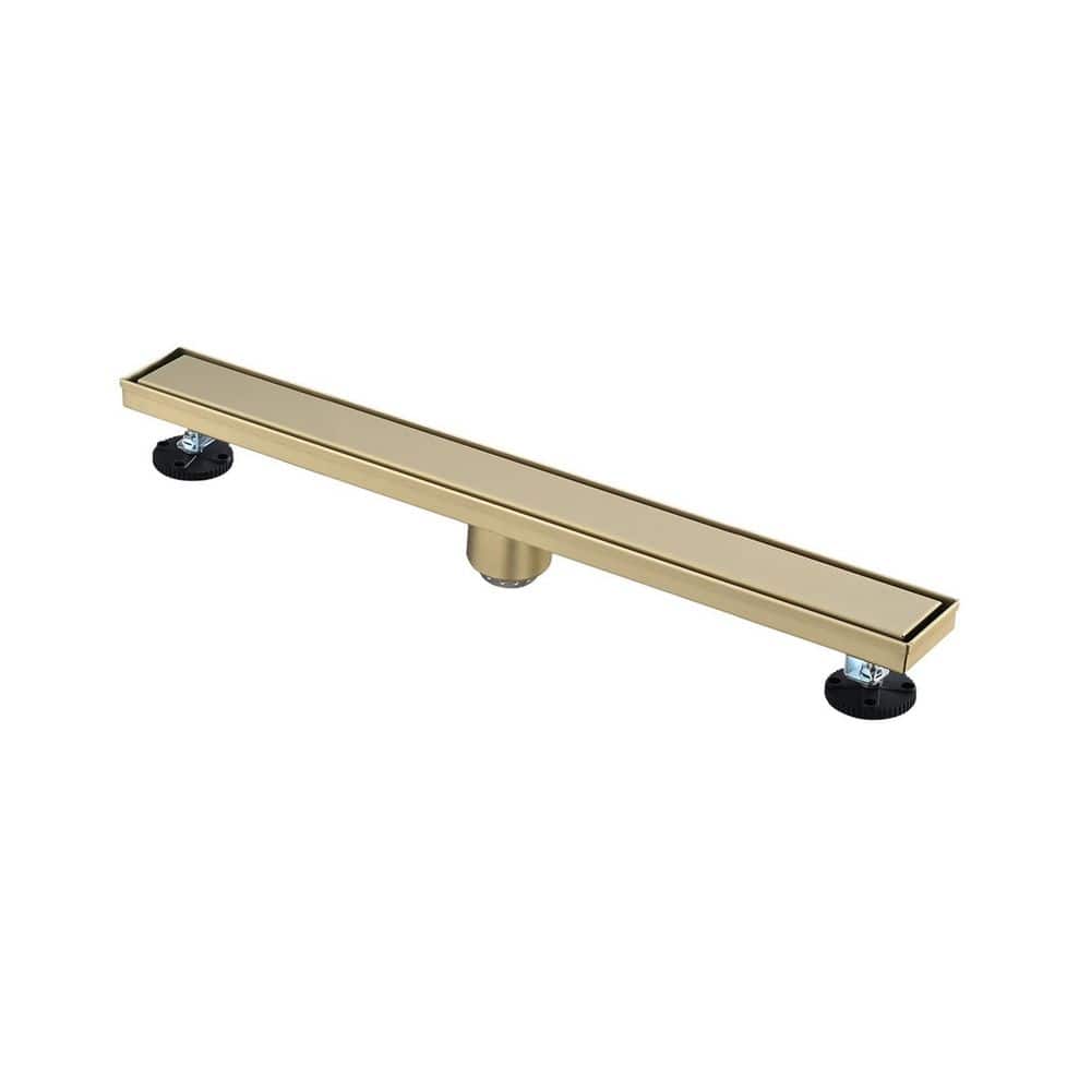 24 in. Linear Shower Drain, Included Hair Strainer and Leveling Feet price history on PriceWatchPro