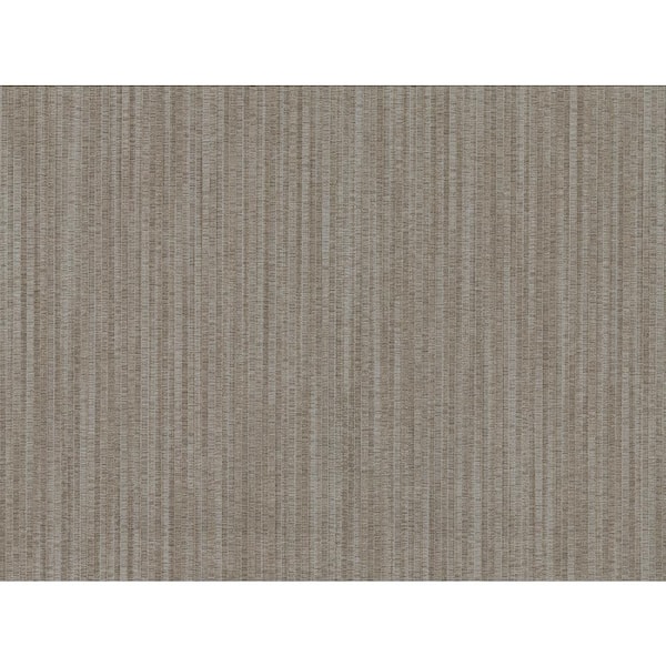 Unbranded Volantis Dark Brown Textured Stripe Dark Brown Wallpaper Sample