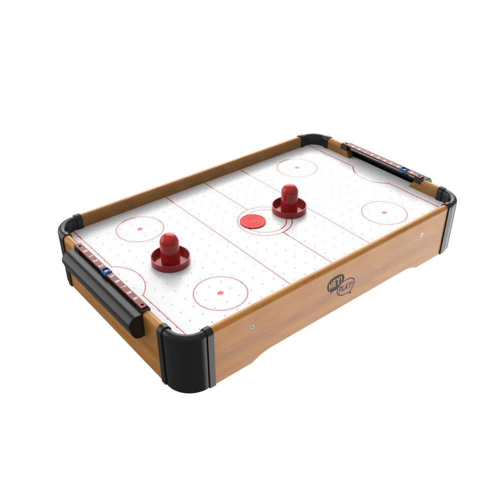 Hey! Play! 22 in. Mini Arcade Tabletop Air Hockey Table