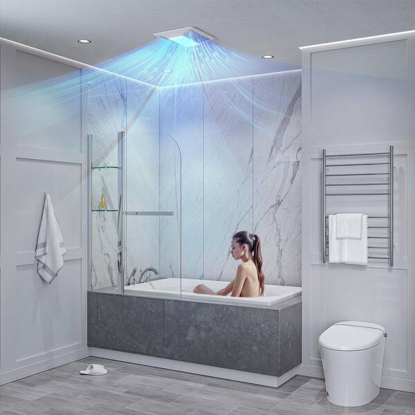 ANZZI Broad Series 150 CFM Ceiling Mount Bathroom Exhaust Fan with