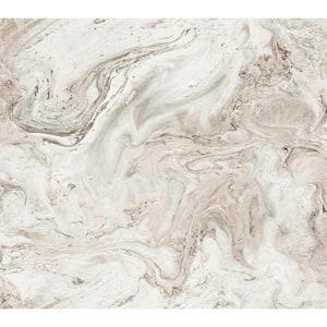 45 sq. ft. Oil and Marble Premium Peel and Stick Wallpaper