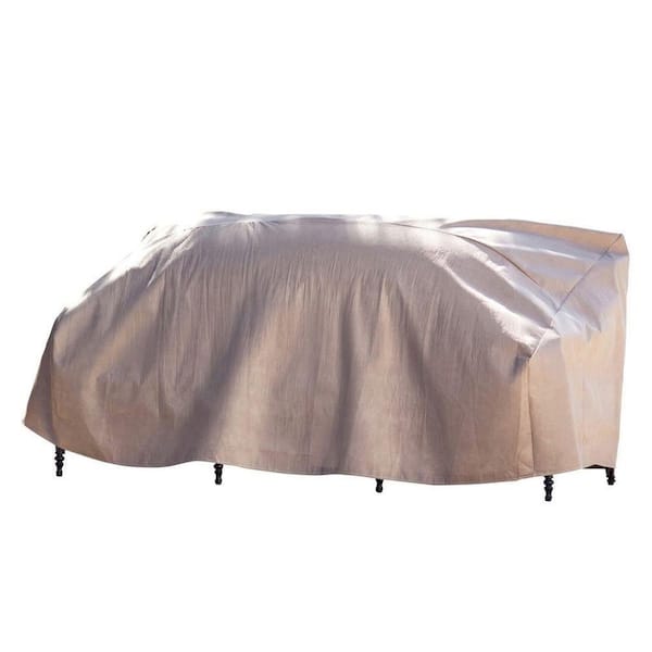 Duck Covers Elite 87 in. W Patio Sofa Cover with Inflatable Airbag to Prevent Pooling