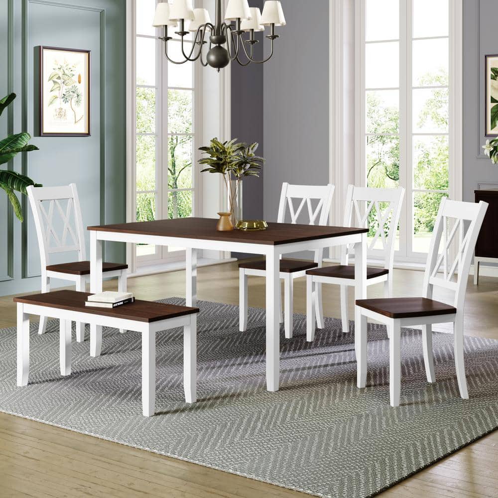 Wood Dining Table Set Kitchen