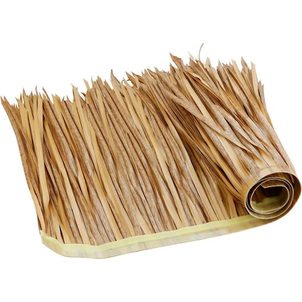 39.5 Artificial Palm Thatch Rolls Mexican Style Tiki Bar Hut Grass Roofing Garden Patio Umbrella Fence Decor