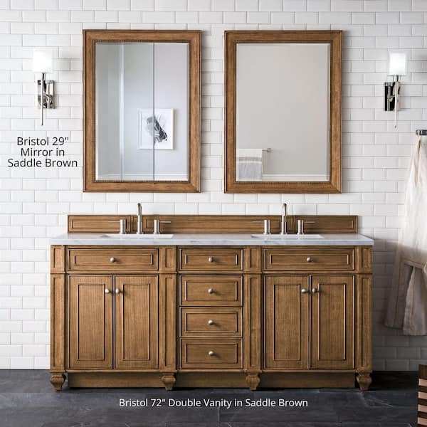 Bristol 29 in. W x 40 in. H Small Rectangular Framed Wall Mount Bathroom Vanity Mirror in Sage Green