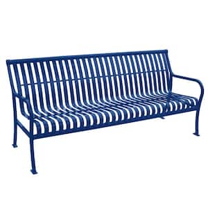 6 ft. Blue Premier Bench