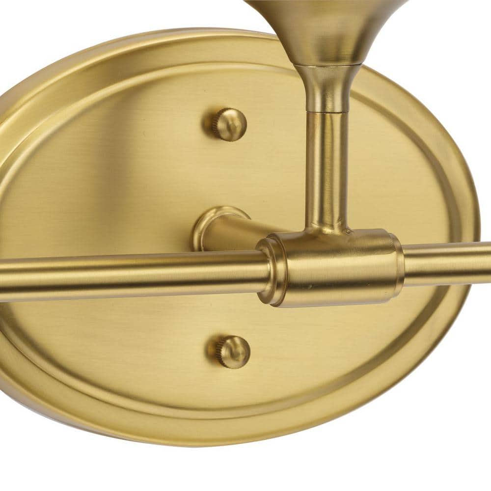 Lynzie Brushed Gold 3-Light Dimmable Bath Vanity Light