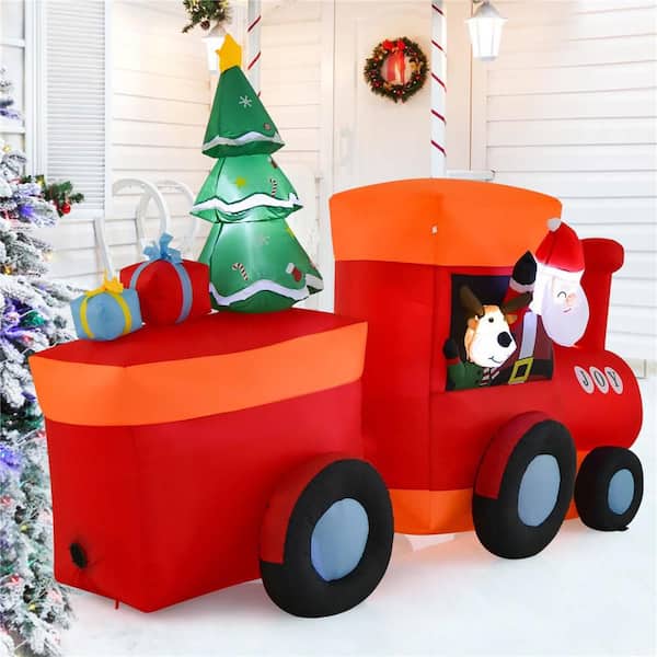 Train Cadeau De Noël Santa Express – Boîte De Rangement Décorative En Forme De Train à Monter, Thème Gingerbread