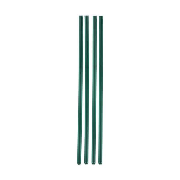 Bottom Locking Privacy Slats Composite Fence Panel Single-Wall Vertical Bottom-Locking Slats Green