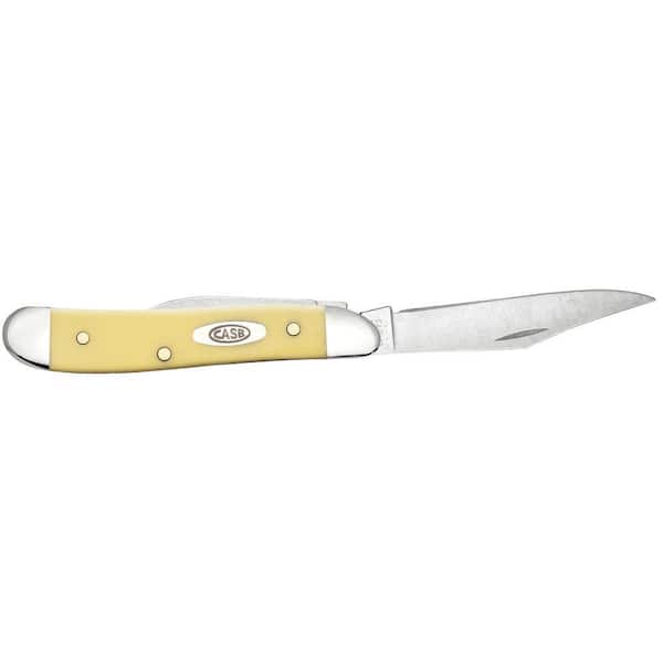 W.R. Case and Sons Cutlery Co. Smooth Yellow Synthetic CS Peanut