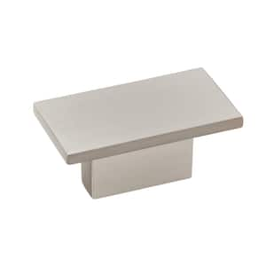 Prominence 1-9/16 in. Classic Satin Nickel Rectangle Cabinet Knob