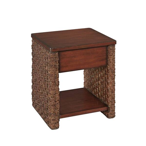 Home Styles Cabana Banana II 1-Drawer Nightstand in Cinnamon