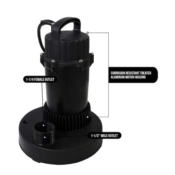 Submersible Water Pump Without Float Switch – 1/3 hp