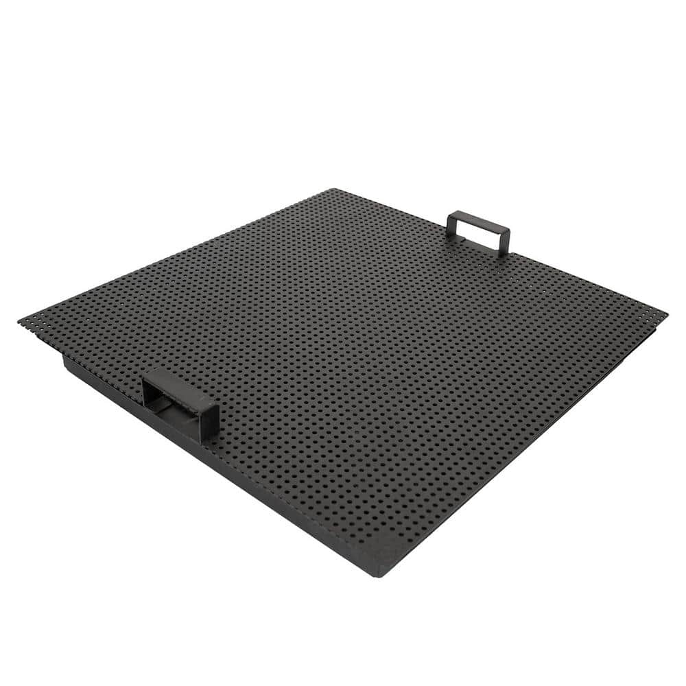 Blue Sky 28" Black Steel Smokeless Square Fire Pit