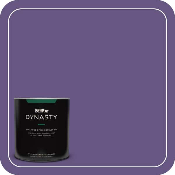 1 qt. #PPU16-02 Vigorous Violet Semi-Gloss Enamel Interior Stain-Blocking Paint and Primer