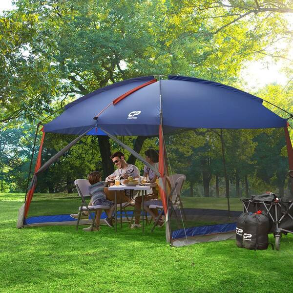Zeus & Ruta Blue Screen House Room 10 ft. x 12 ft. Screened Mesh