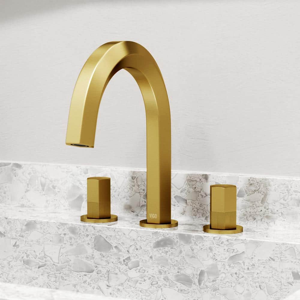 Hart Modern Chrome Dual-Handle 9" Bathroom Faucet