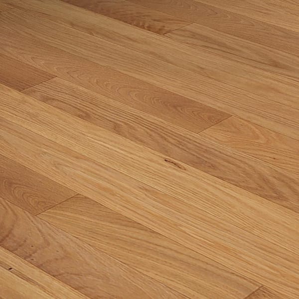 Natural Red Oak 3/8 in. T X 5.375 in. W Click Lock Smooth Engineered Hardwood Flooring (27.5 sq.ft./case)