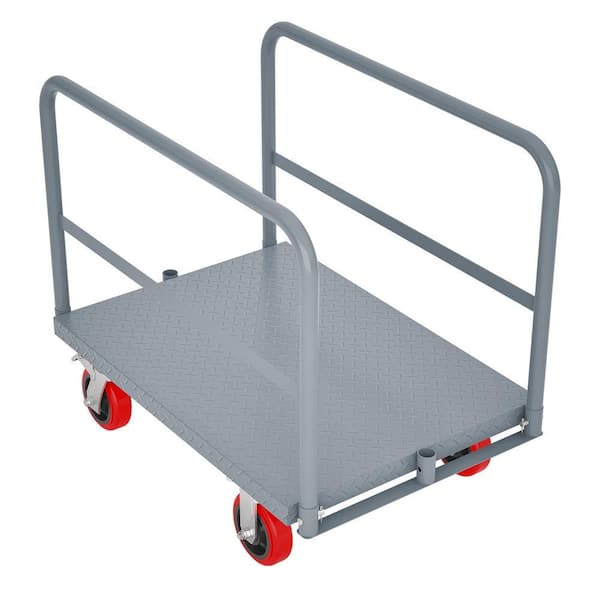 Avex Drywall Cart with 2000 Load Capacity Heavy Duty Steel Panel Truck Platform Truck Flat Cart