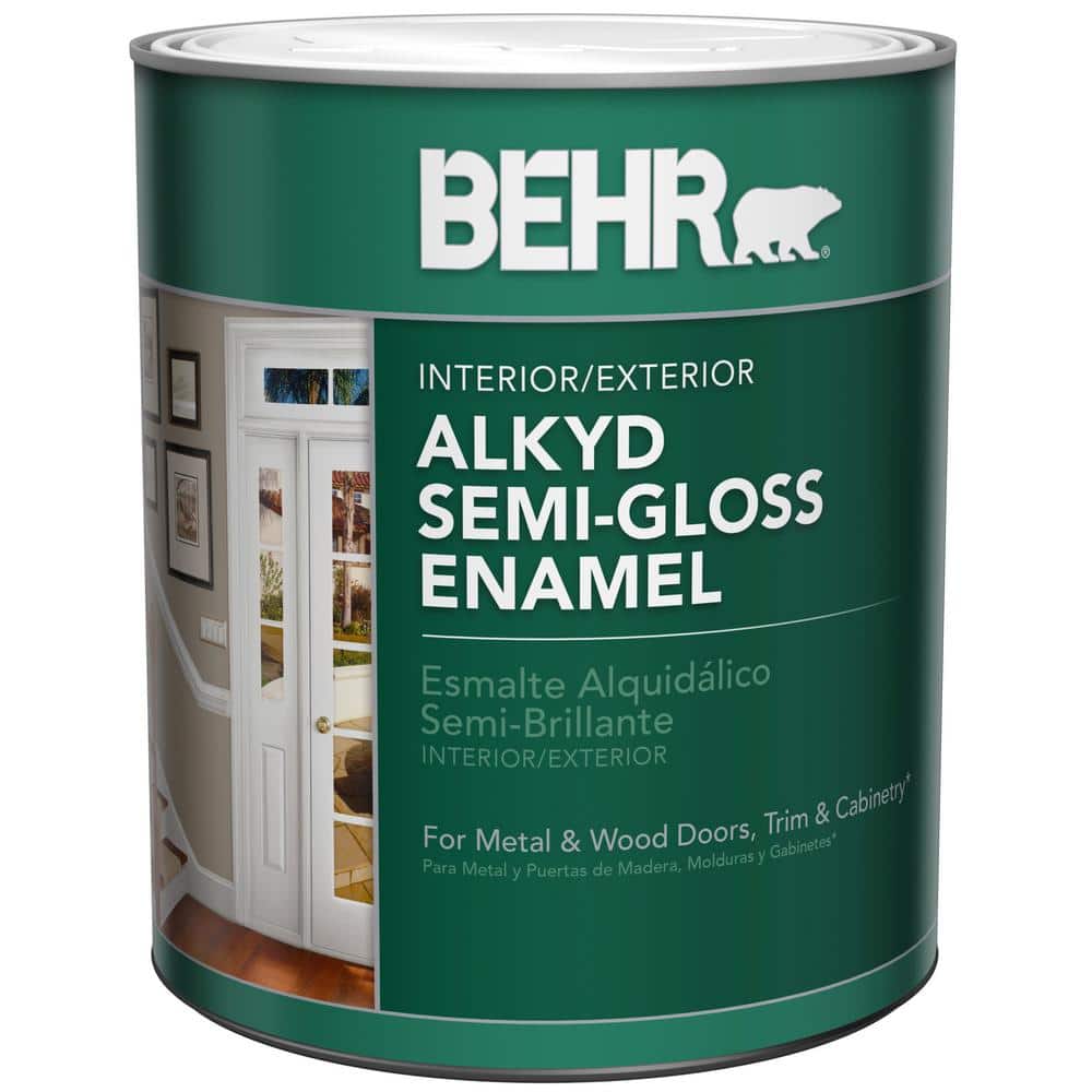 1 qt. Deep Base Urethane Alkyd Semi-Gloss Enamel Interior/Exterior Paint