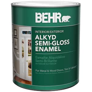1 qt. Deep Base Urethane Alkyd Semi-Gloss Enamel Interior/Exterior Paint
