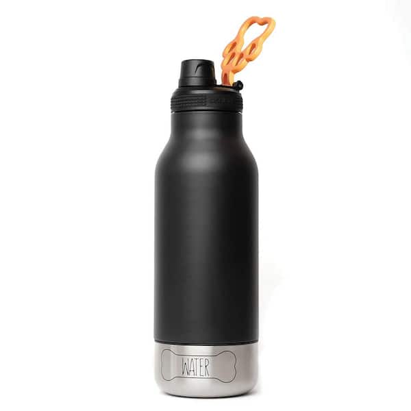 ASOBU Buddy 32 oz. Black Stainless Steel Water Bottle