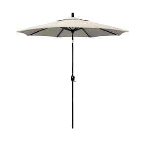 7-1/2 ft. Aluminum Push Tilt Patio Market Umbrella in Antique Beige Olefin