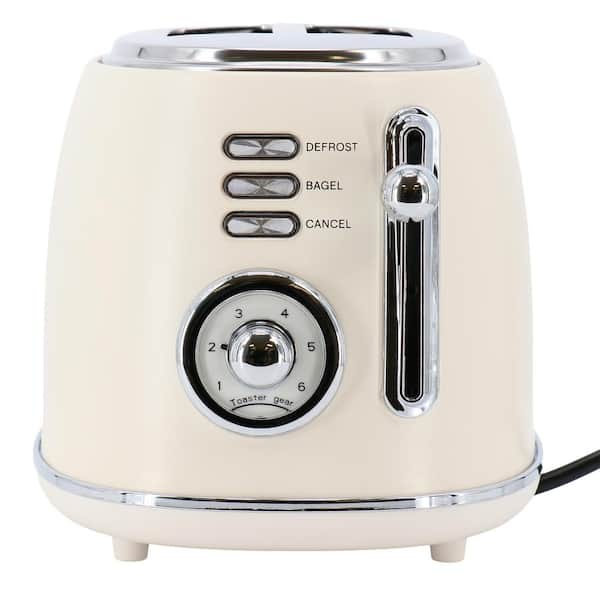 MegaChef 7 Cup Electric Tea Kettle and 2 Slice Toaster Combo in Red