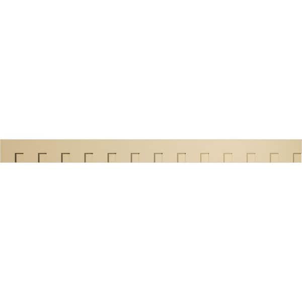 1 in. D x 7 in. W x 91 in. L Primed Polyurethane Panel Moulding