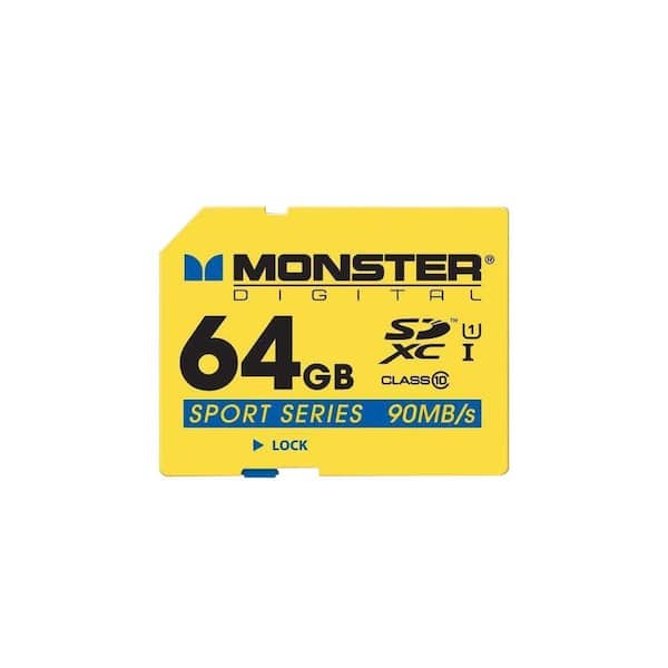 Monster Digital Sport90 64GB SXHC Full Size SD Card