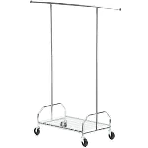 Chrome Steel Clothes Rack 59.3 in. W x 66.73 in. H