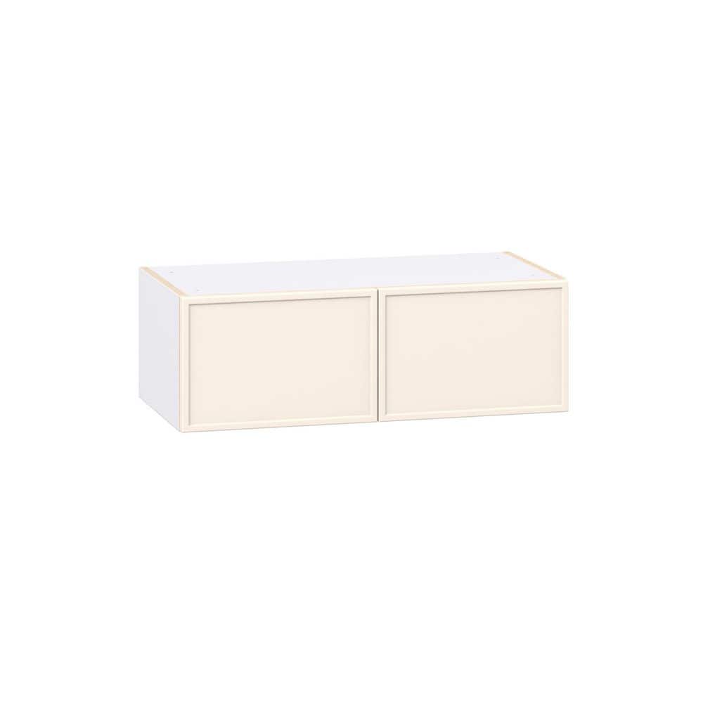 Fairview 30 in. W x 14 in. D x 10 in. H Assembled Slim Shaker Wall Bridge Kitchen Cabinet in Washed Linen price history on PriceWatchPro