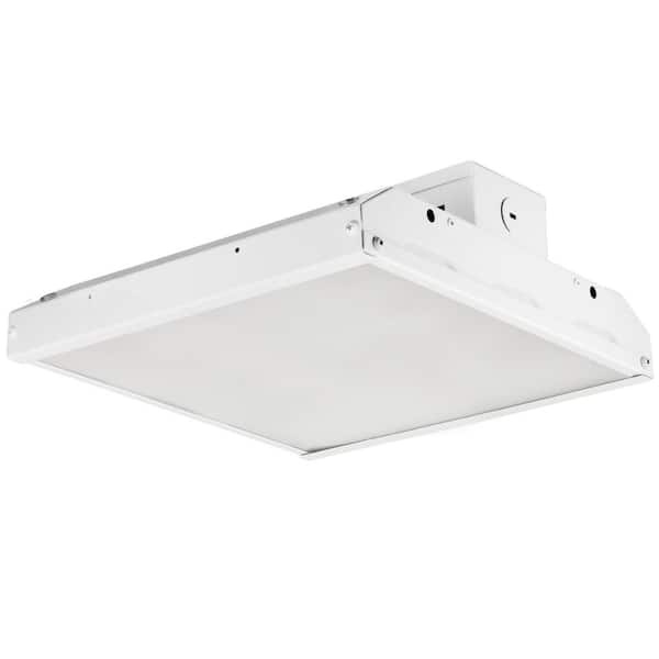 Sunlite 2 ft. 250-Watt Equivalent Integrated LED Dimmable White High Bay Light Fixture, 5000K DayLight