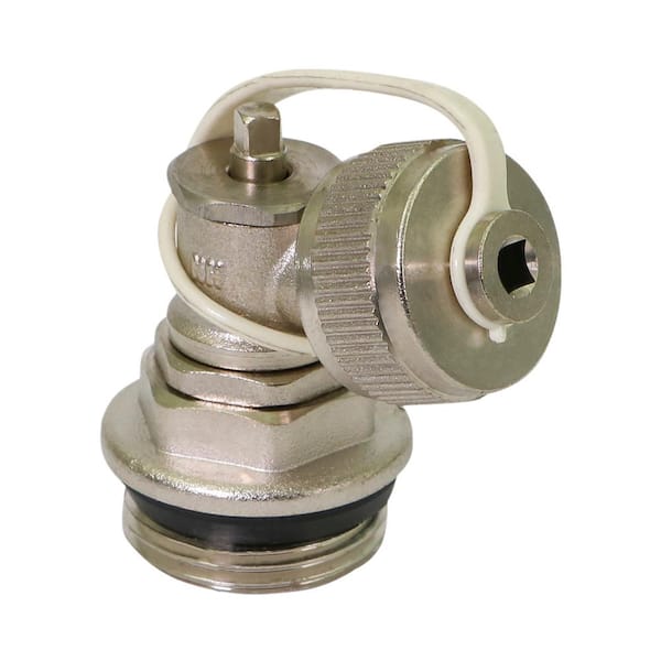 Manifold PEX B 1/2 In. Drain Valve End Piece, Stainless Steel