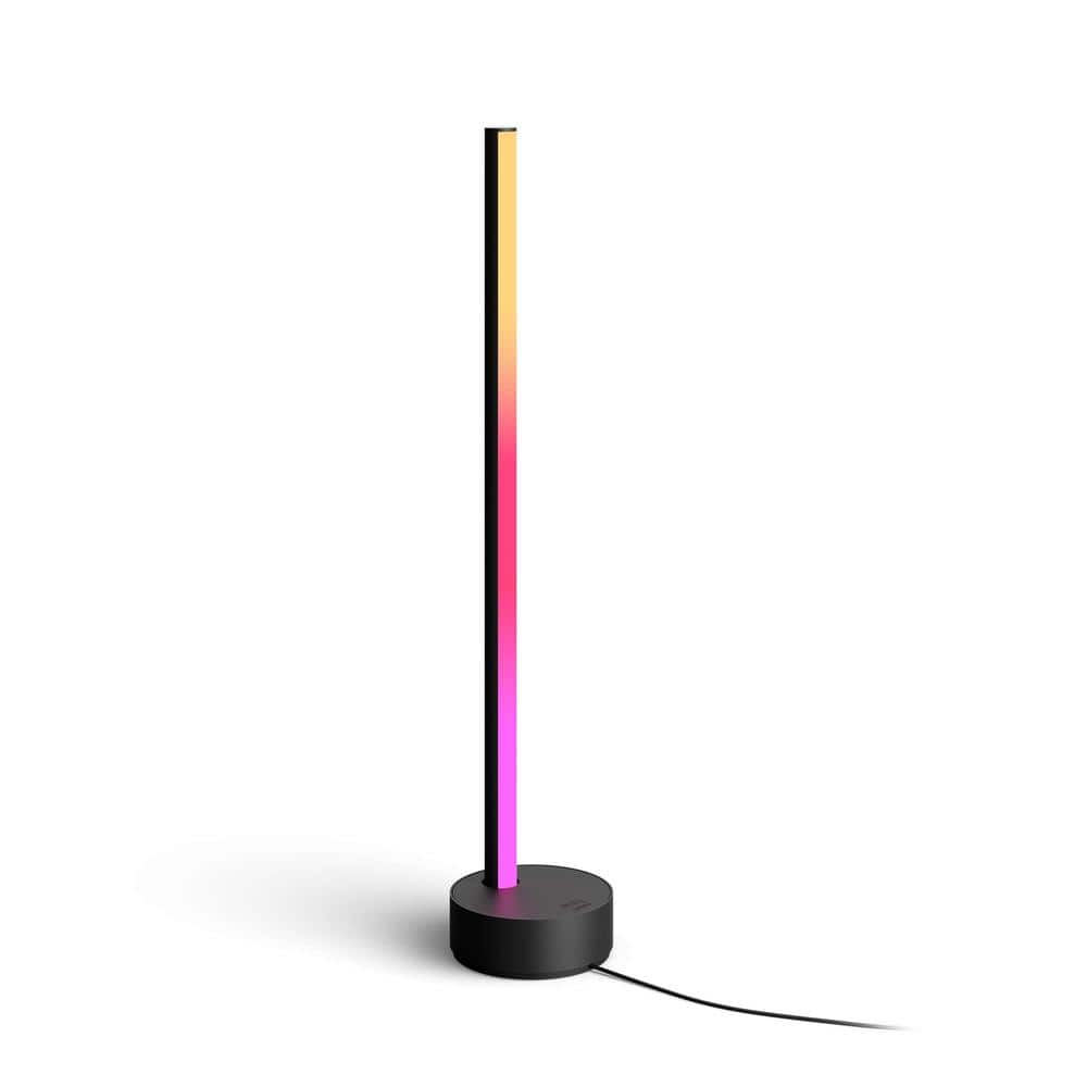 Philips Hue Gradient Signe Black Table Lamp 569095 - The Home Depot