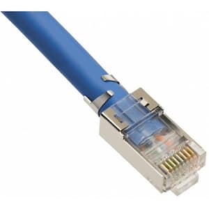 Shielded EZ-RJ45 for CAT5e and CAT6 with External Ground (50 per Bag)