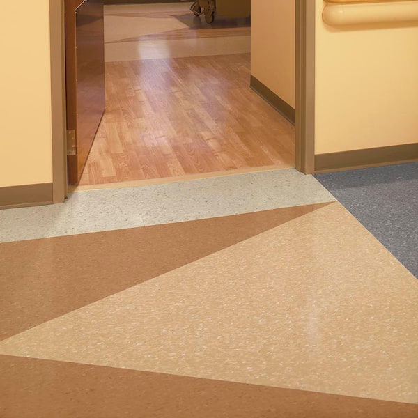 Excelon Multi 12 in. x 12 in. Faire White Vinyl Tile Flooring (45 sq. ft. / case)