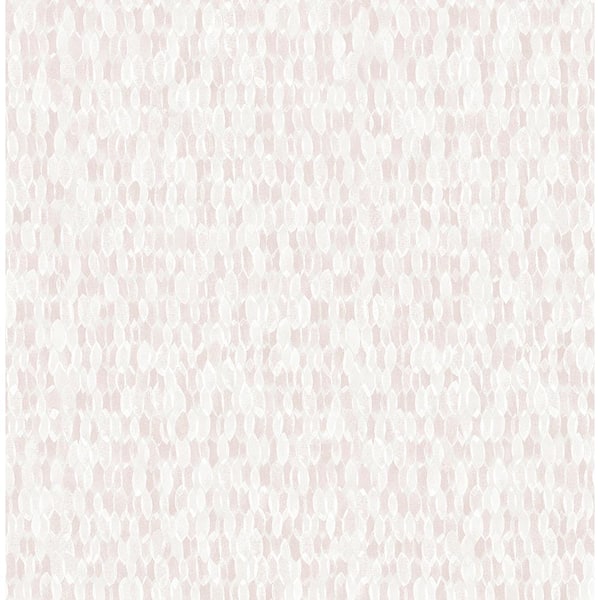 A-Street Prints Nora Light Pink Abstract Geometric Strippable Wallpaper (Covers 56.4 sq. ft.)