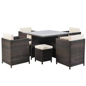 argos home rope cube 8 seater patio set