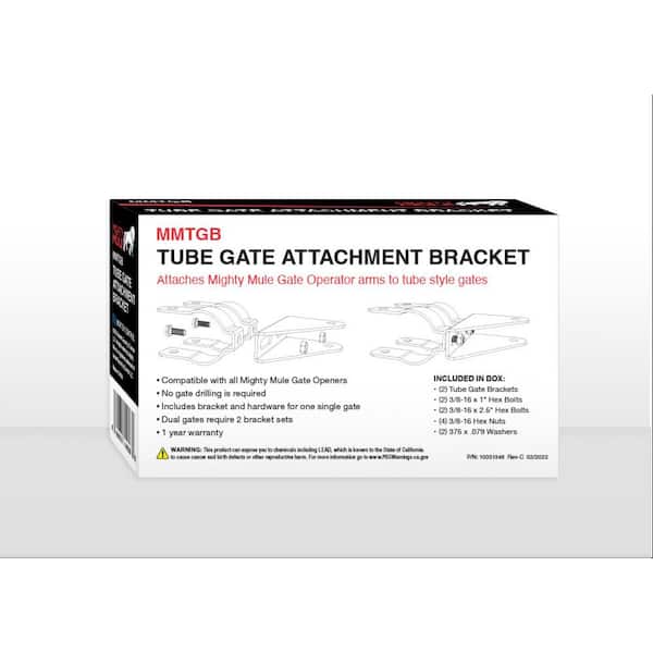 Mighty Mule Gate Opener Tube Fence Attachment Bracket