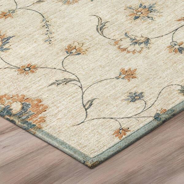 Chantille Machine Washable Indoor/Outdoor Abstract ACN3076 Ivory 3 ft. x 4 ft. Area Rug