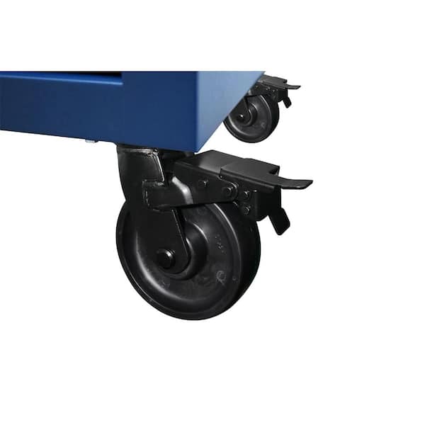Husky Heavy-Duty 61 in. W x 24 in. D Mobile Workbench in Matte Blue