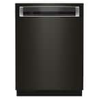 24 in. Black Stainless Top Control Built-in Tall Tub Dishwasher with Stainless Steel Tub and Third Level Rack, 44 dBA