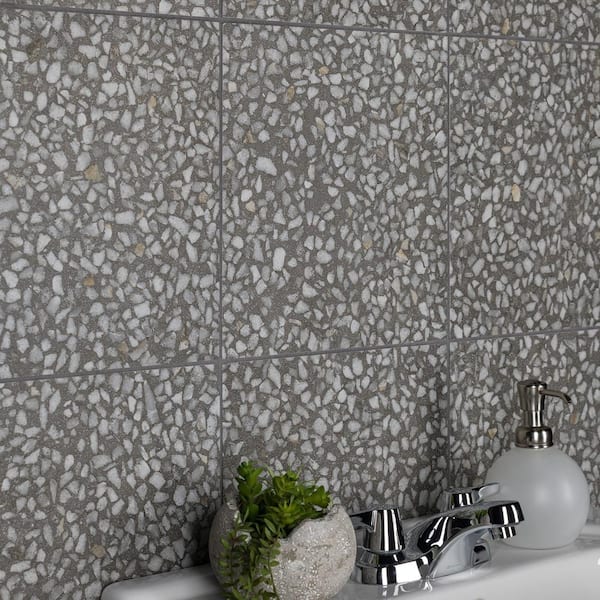 Farnese Amalfi Grafito 11-1/2 in. x 11-1/2 in. Porcelain Floor and Wall Tile (10.34 sq. ft./Case)