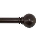 Mix and Match Ball 1 in. Curtain Rod Finial in Oil-Rubbed Bronze (2-Pack)